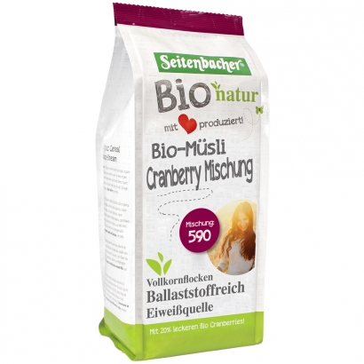 Bio Müsli Cranberry Mischung #590 | seitenbacher.de